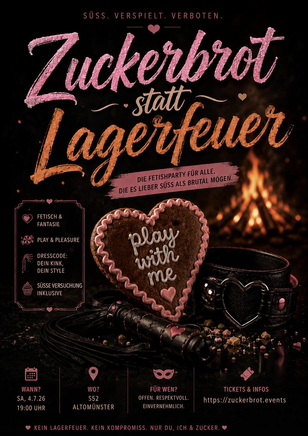 Zuckerbrot statt Lagerfeuer